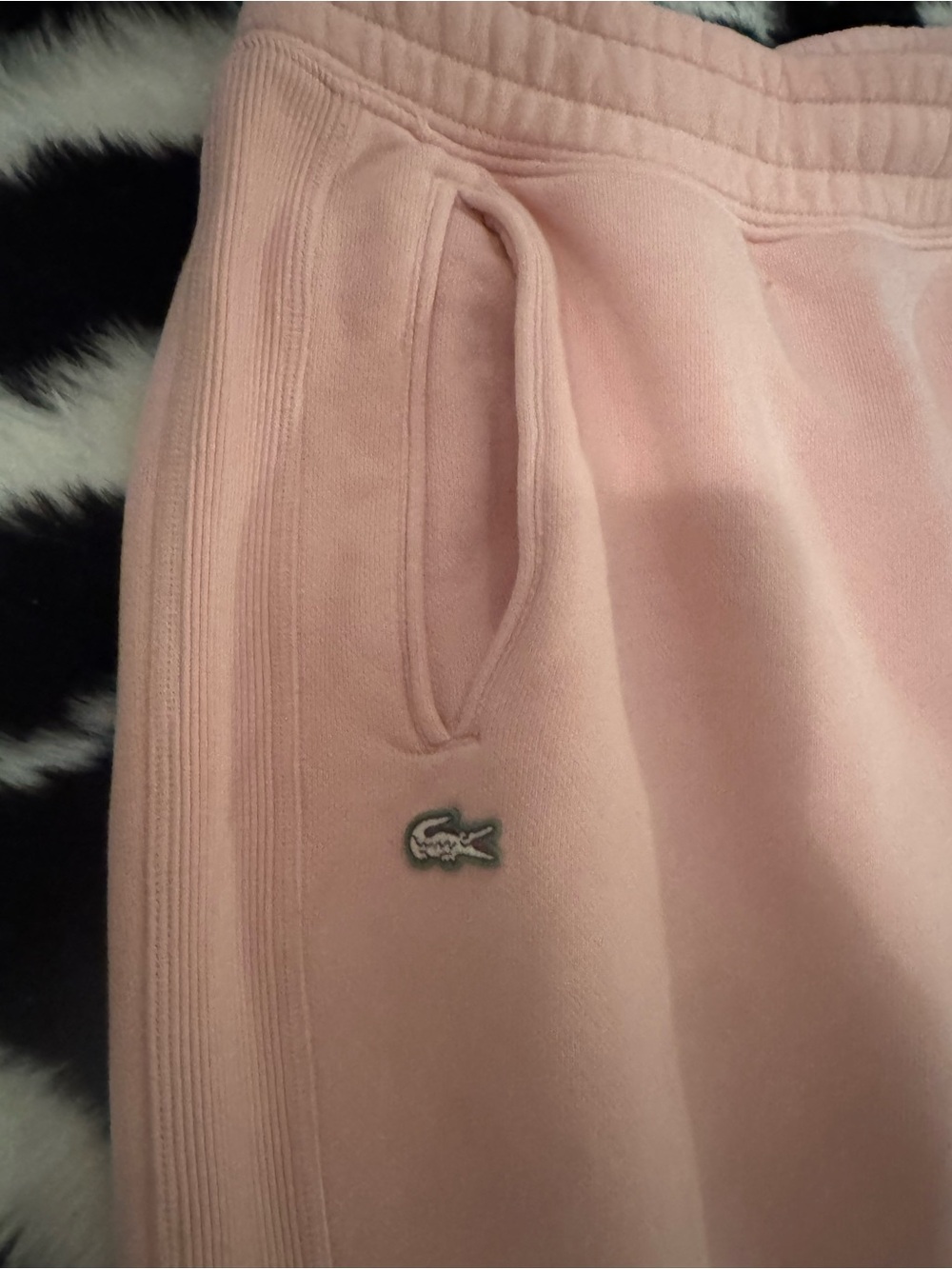 Lacoste Pastel Pink Fleece jogger Sweatpants